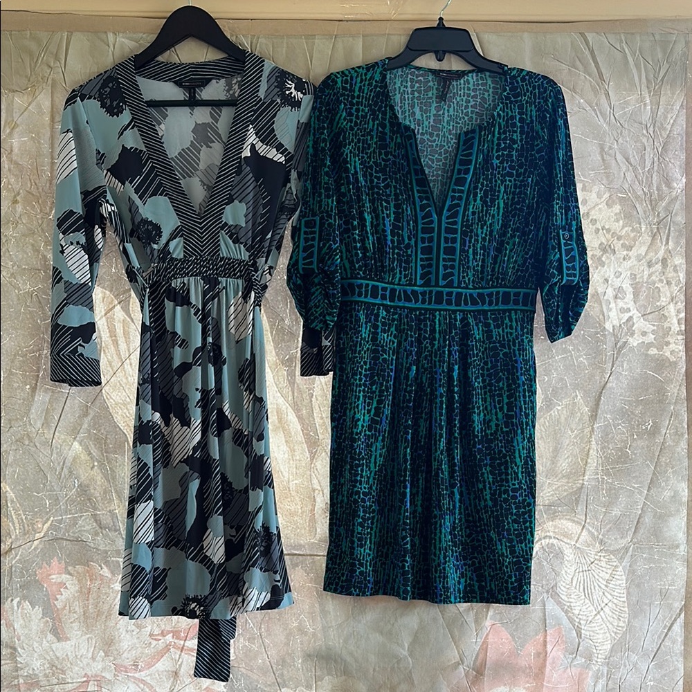 BCBGMaxAzria Green Sheath Dresses